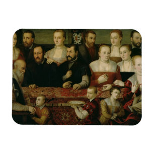 Ímã Retrato de uma família grande