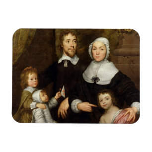 Ímã Retrato de uma família, provavelmente de que do