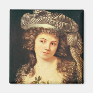 Imã Retrato de uma jovem mulher