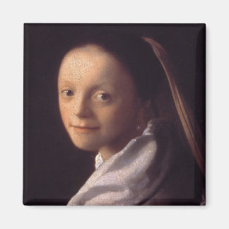 Imã Retrato de uma Jovem Mulher