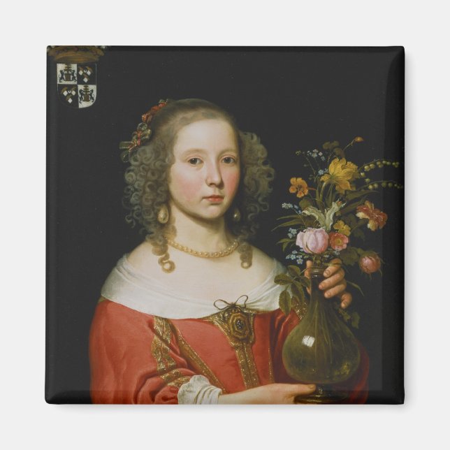 Imã Retrato de uma Menina (Frente)