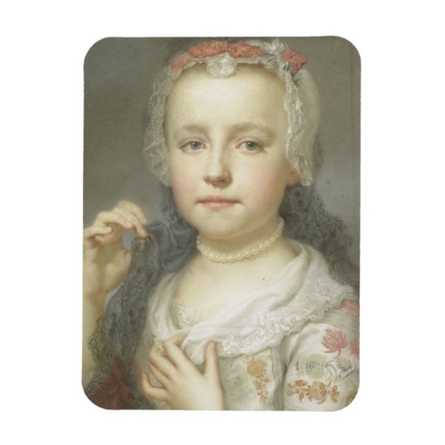 Ímã Retrato de uma Menina (Vertical)