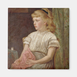 Imã Retrato de uma menina, 1896 (óleo em canvas)