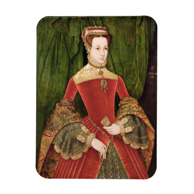 Ímã Retrato de uma Mulher, 16 anos, previamente identi (Vertical)