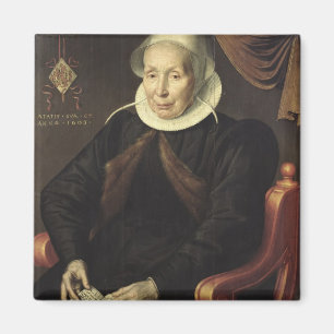 Imã Retrato de uma mulher idosa, 1603
