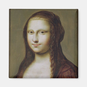Imã Retrato de uma mulher inspirada pela Mona Lisa
