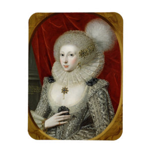 Ímã Retrato de uma mulher, possivelmente algodão de