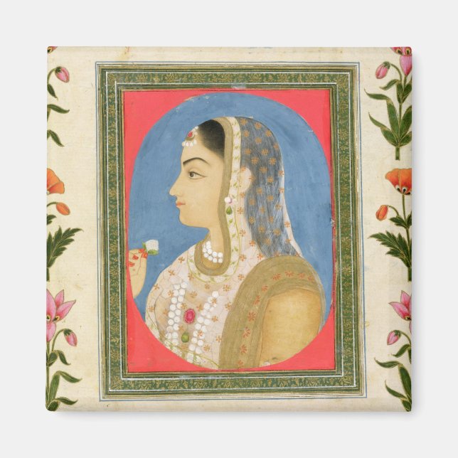 Imã Retrato de uma nobre senhora, do Pequeno Clive Alb (Frente)