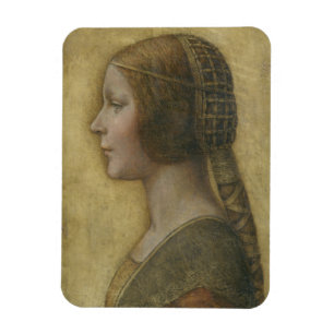 Ímã Retrato de uma noiva nova por Leonardo da Vinci