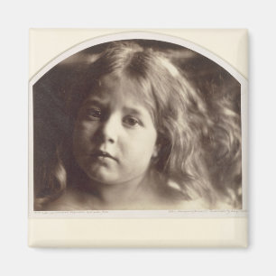 Imã Retrato de uma rapariga (impressão do albume de u