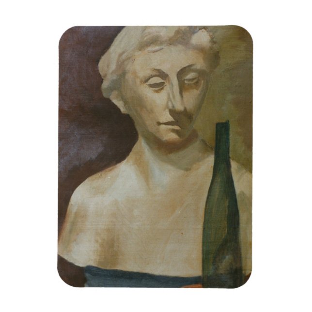 Ímã Retrato de uma senhora da antiguidade 1990 (Vertical)