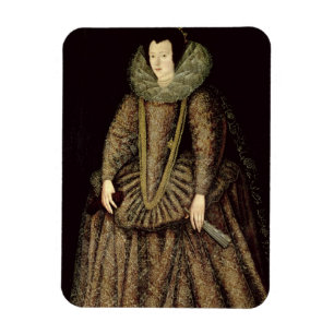 Ímã Retrato de uma senhora no vestido Isabelino
