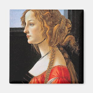 Imã Retrato de uma Senhora, Sandro Botticelli