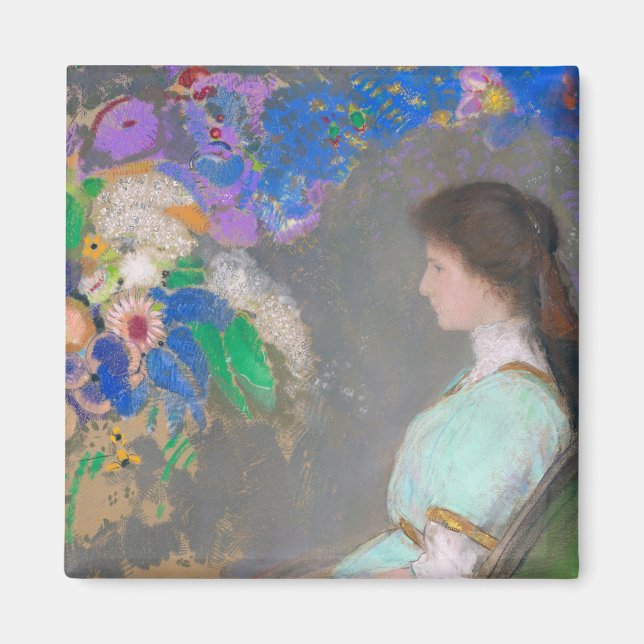 Imã Retrato de Violette Heymann, Redon (Frente)