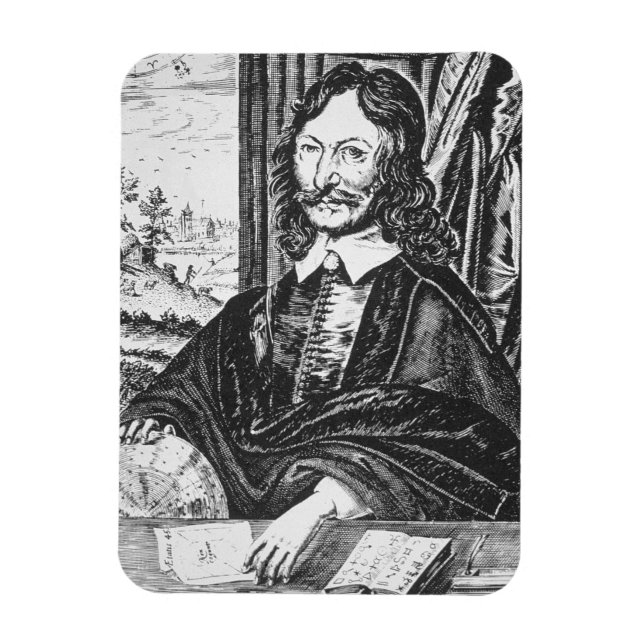 Ímã Retrato de William Lilly (1602-81), do seu "Chr" (Vertical)