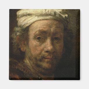 Imã Retrato do artista em sua armação, detalhe de