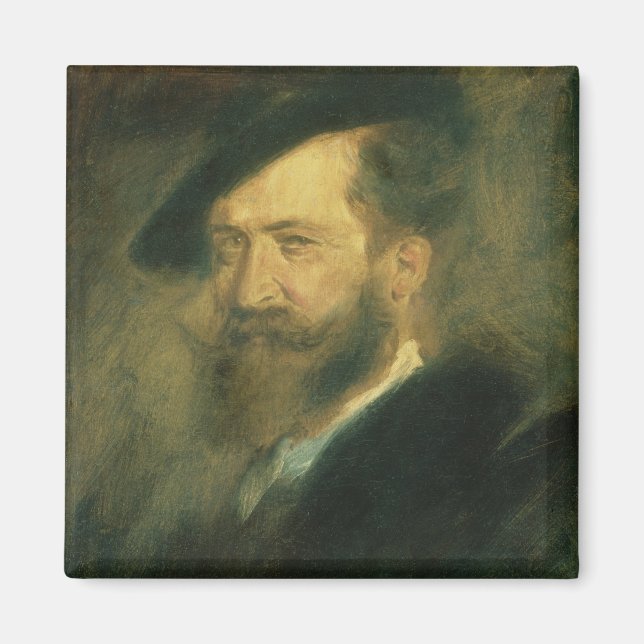 Imã Retrato do artista Wilhelm Busch, c.1878 (Frente)