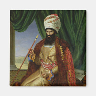 Imã Retrato do asker-Khan, embaixador de Persia