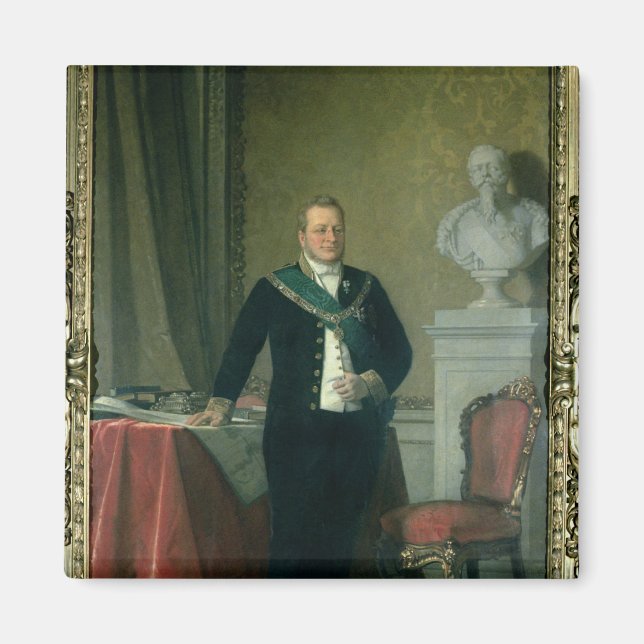 Imã Retrato do Conde Camillo Berso de Cavour (Frente)