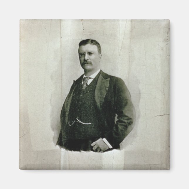 Imã Retrato do Coronel Theodore Roosevelt (lito) (Frente)