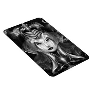 Ímã Retrato Do Cyiria Midnight Bright Photo Magnet