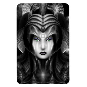 Ímã Retrato Do Cyiria Midnight Photo Magnet