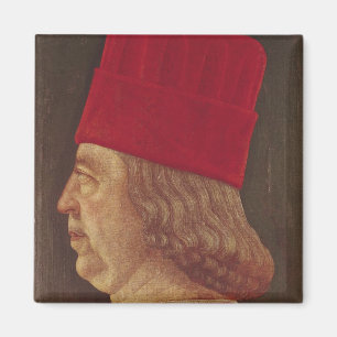 Imã Retrato do d'Este de Borso, príncipe de Ferrara