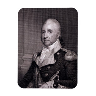 Ímã Retrato do general principal John Ribeiro, gravado
