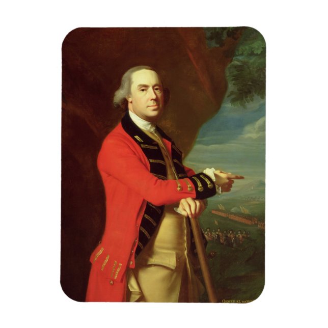Ímã Retrato do General Thomas Gage, c.1768 (óleo em ca (Vertical)