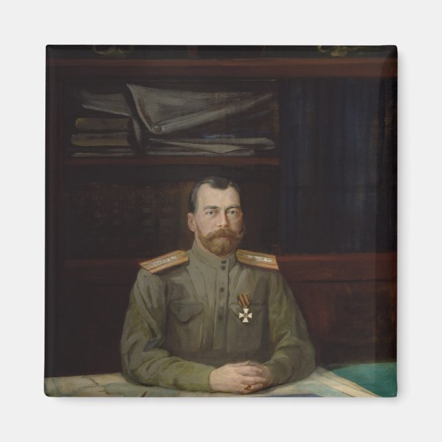 Imã Retrato do Imperador Nicholas II, 1914 (Frente)