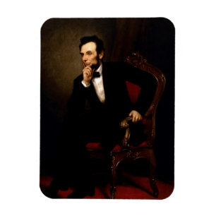Ímã Retrato do oficial de Abraham Lincoln