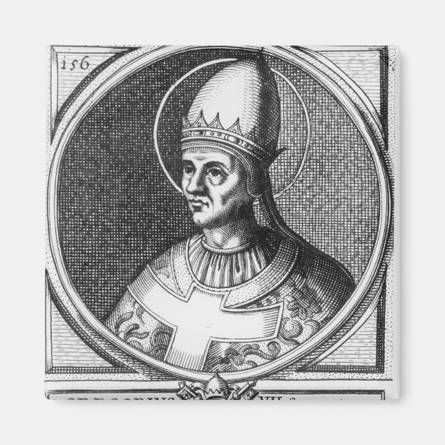 Imã Retrato do Papa Gregório VII (Frente)