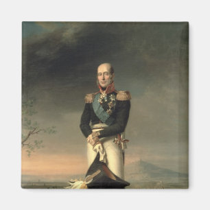 Imã Retrato do Príncipe Mikhail Barclay de Tolly