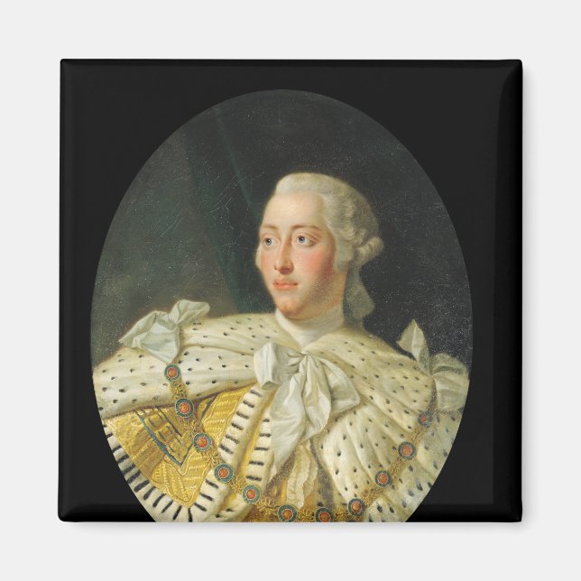 Imã Retrato do Rei George III após 1760 (Frente)