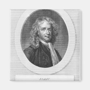 Imã Retrato do senhor Isaac Newton