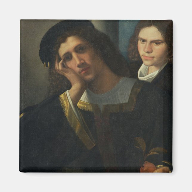 Imã Retrato duplo, c.1502 (Frente)