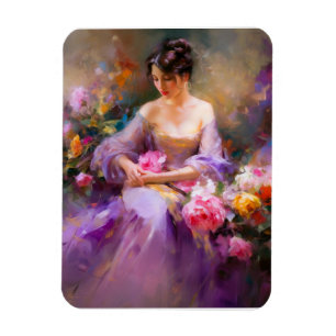 Ímã Retrato elegante