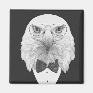 Imã Retrato elegante de Eagle