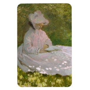 Ímã Retrato Impressionista de Primavera, Claude Monet