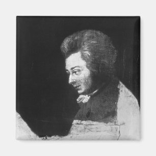 Imã Retrato inacabado de Wolfgang Amadeus Mozart
