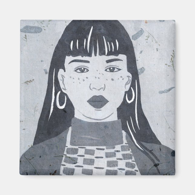 Imã Retrato Noturno (Frente)