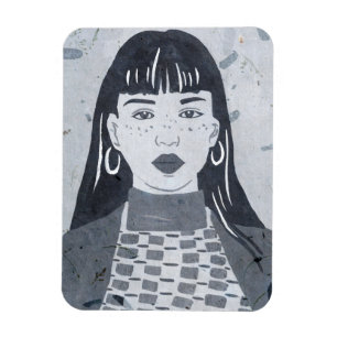 Ímã Retrato Noturno