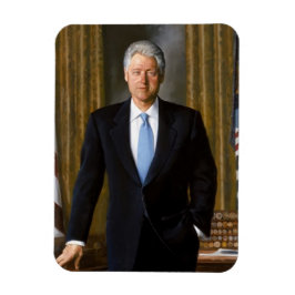Ímã Retrato Oficial Bill Clinton