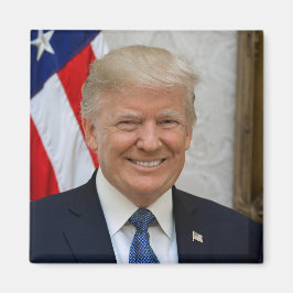 Imã Retrato Oficial do Presidente Donald Trump 2017