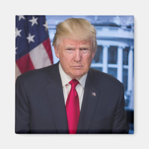 Imã Retrato Presidencial Oficial de Donald Trump