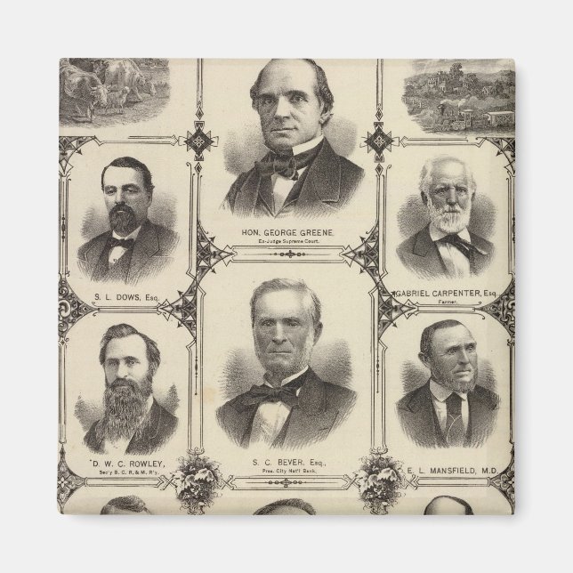 Imã Retratos de Cidadãos de Cedar Rapids (Frente)