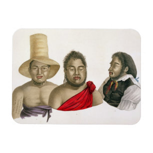 Ímã Retratos dos chefes das ilhas de sanduíche, de