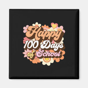 Imã Retro 100 Dias De Professores Escolares Crianças G