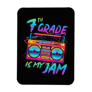 Ímã Retro Anos 80 7ª Série É Minha Onda Volta às Aulas
