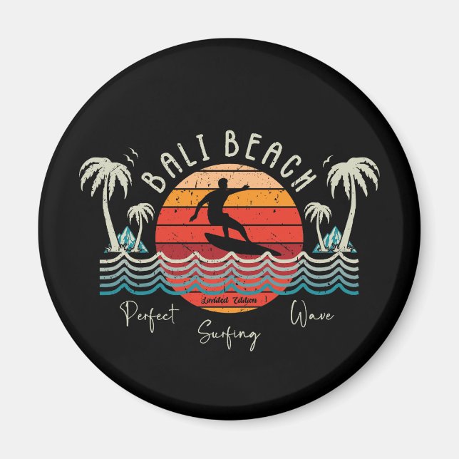 Imã Retro Bali Beach (Frente)